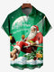Men's Christmas Funny Graphic Short Sleeve Hawaiian Shirt